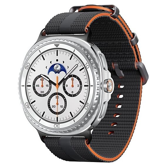 Galaxy Watch8 Classic | 46 мм | White | Athleisure/Graphite | M/L, Размер: 46 мм, Цвет: White, Тип ремешка: Athleisure, Цвет ремешка: Graphite, Размер ремешка: M/L, Подключение часов: Bluetooth / Wi-Fi